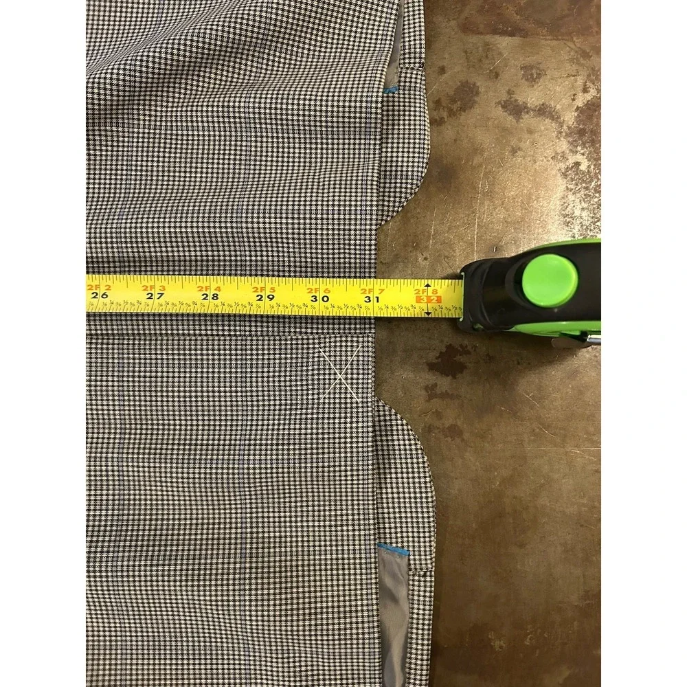 Brooks Brothers Madison Blazer Mens 42L BrooksCool Reda Glen Check Windowpane
